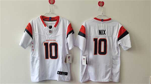 Women's Denver Broncos #10 Bo Nix White 2024 F.U.S.E. Alternate Stitched Jersey,We sell and wholesale Women's Denver Broncos #10 Bo Nix White 2024 F.U.S.E. Alternate Stitched Jersey on line form chian!